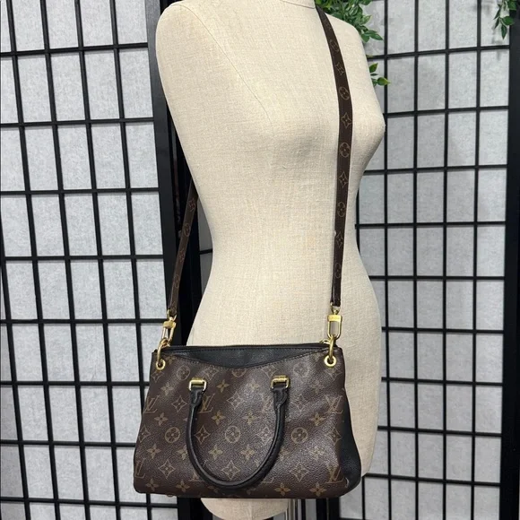 Louis Vuitton Pallas BB Bag black Monogram Brown - Picture 3 of 17